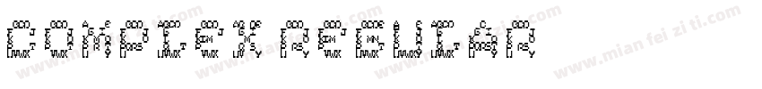 complex regular字体转换